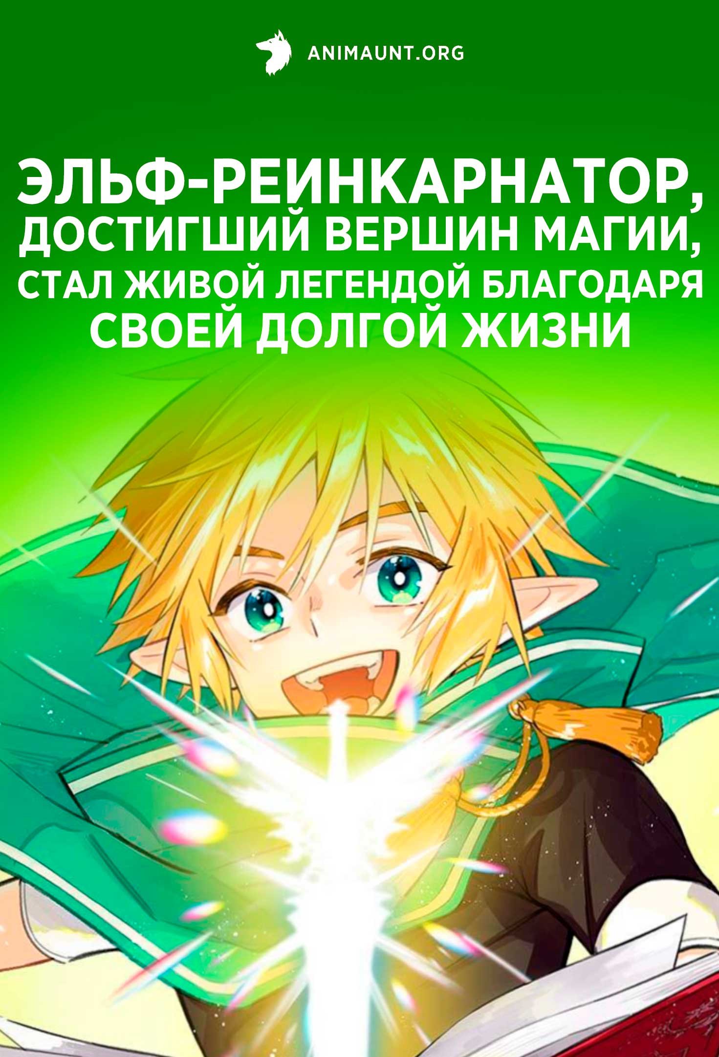 Эльф-реинкарнатор, достигший вершин магии, стал живой легендой благодаря своей долгой жизни