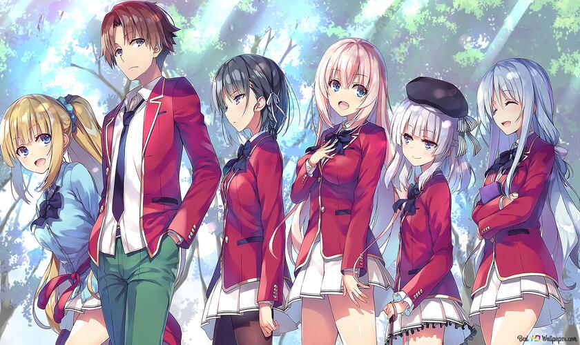 Трейлер и дата премьеры 4-го сезона «Youkoso Jitsuryoku Shijou Shugi no Kyoushitsu e»